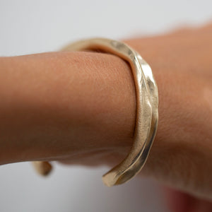 Oxbow Cuff, 14k