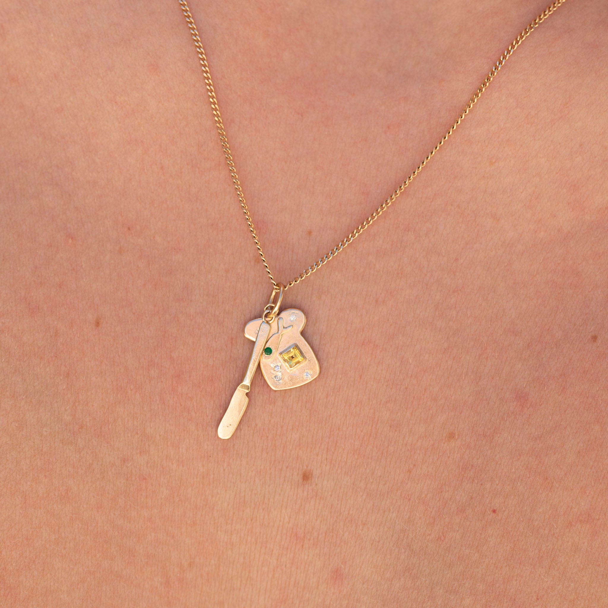 Sardine Toast & Knife