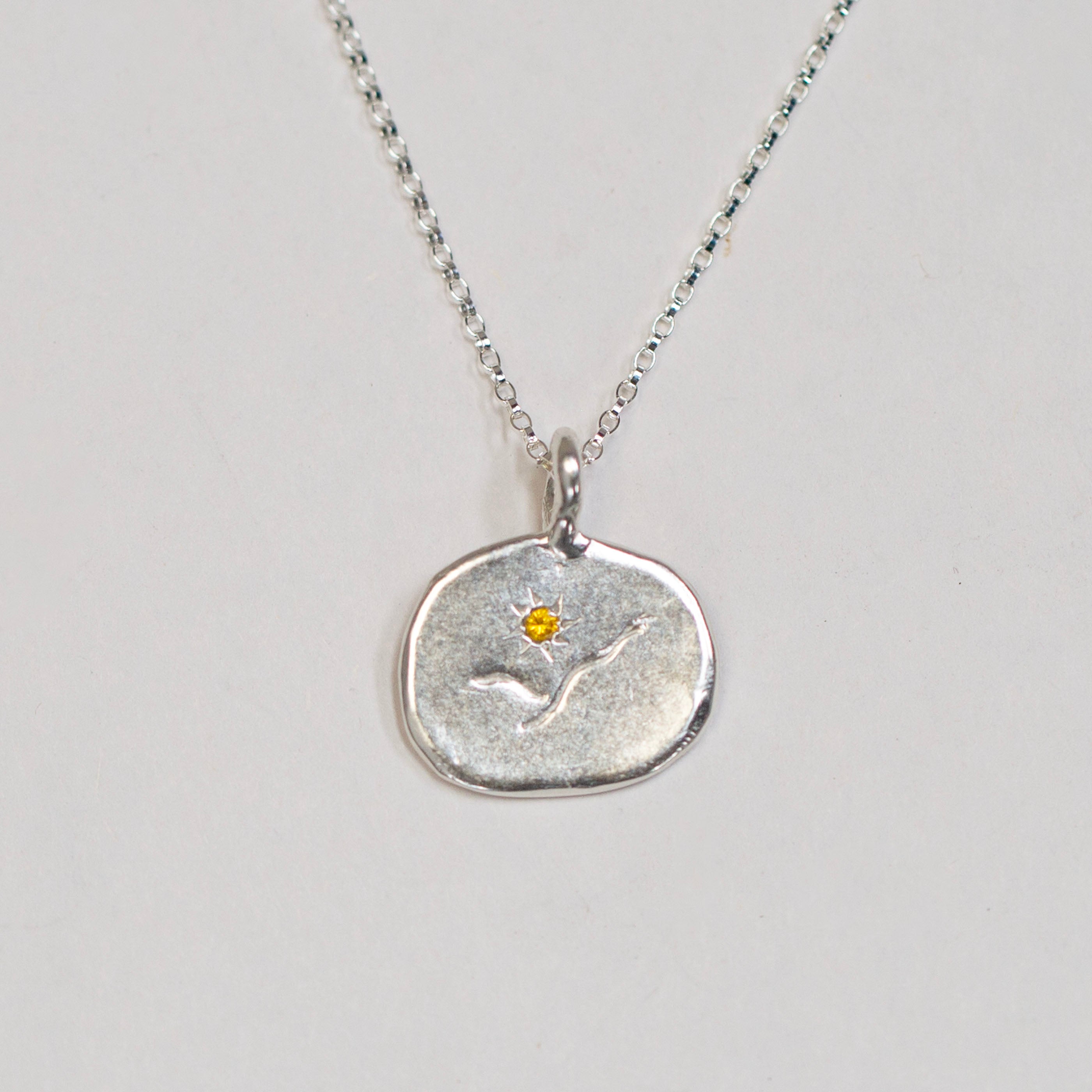 Dunes Necklace, Silver