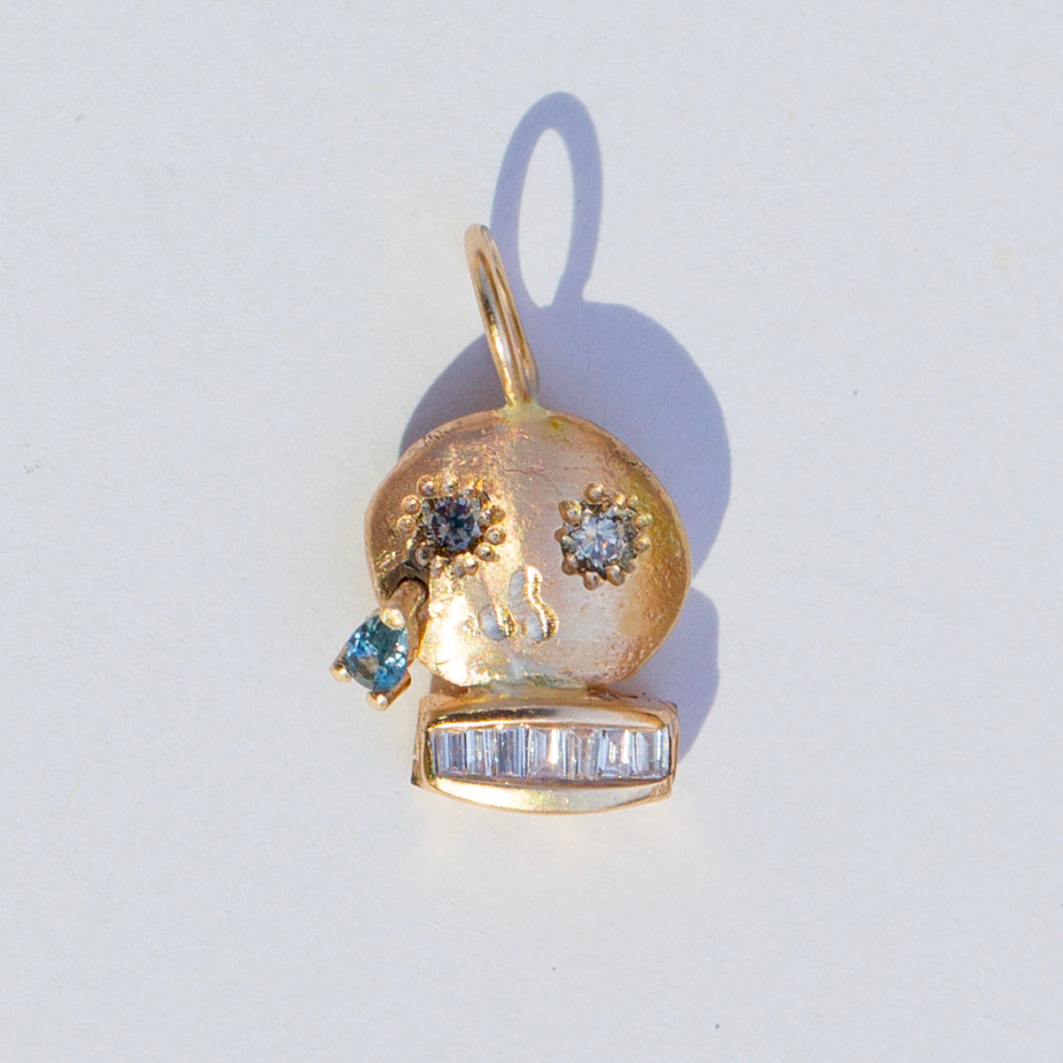 Skull 12, Champagne Diamond and Tear