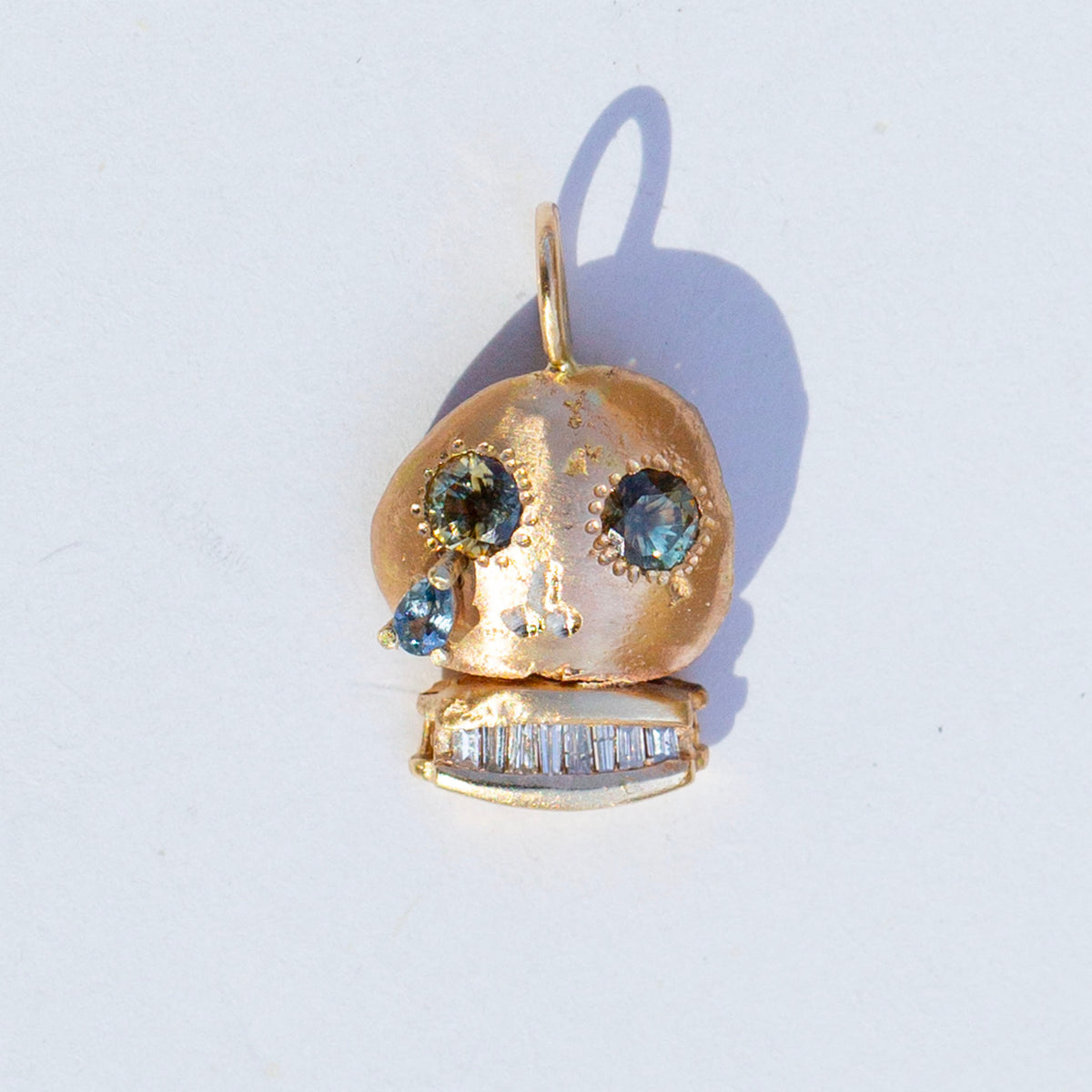 Skull 14, Montana Sapphire and Tear