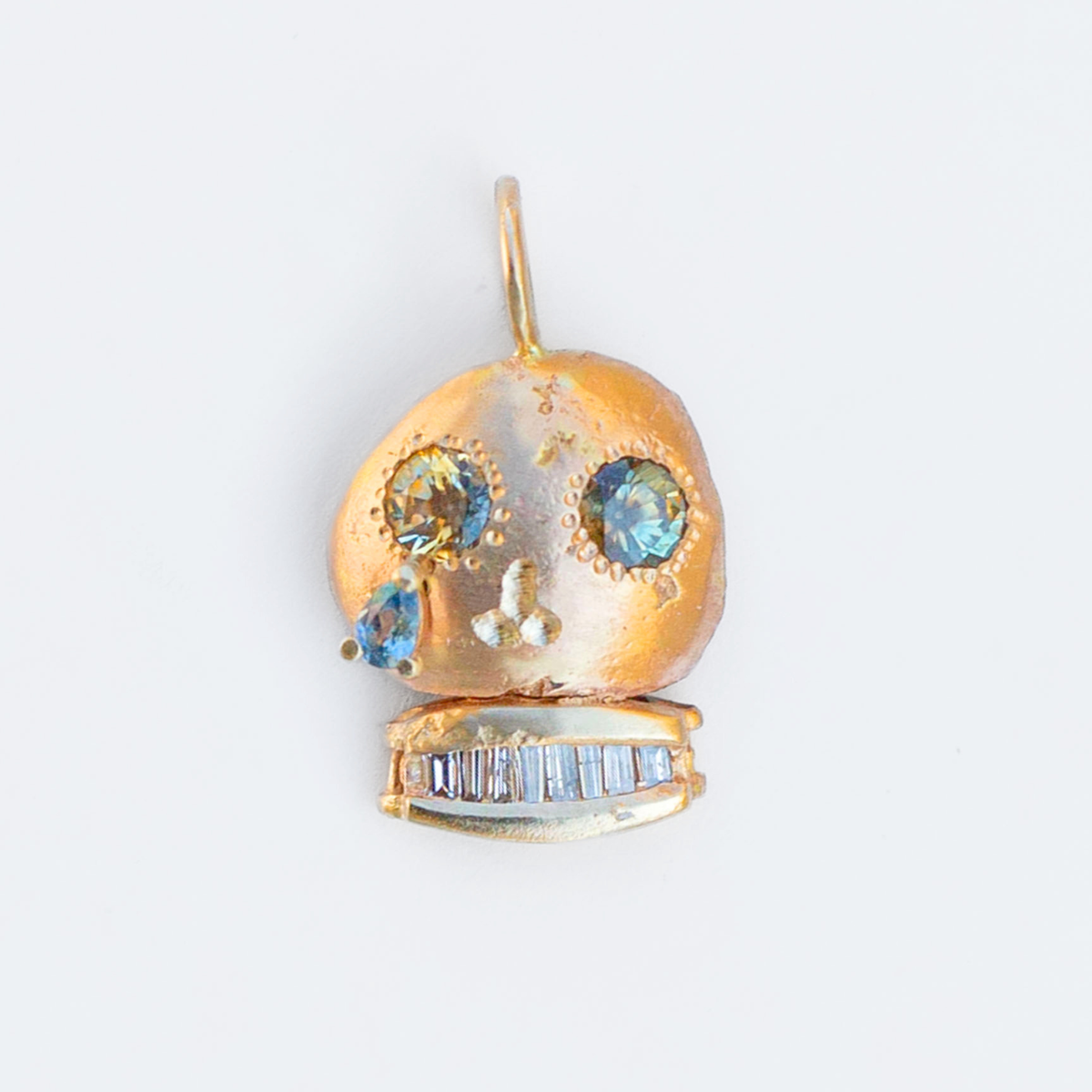 Skull 14, Montana Sapphire and Tear