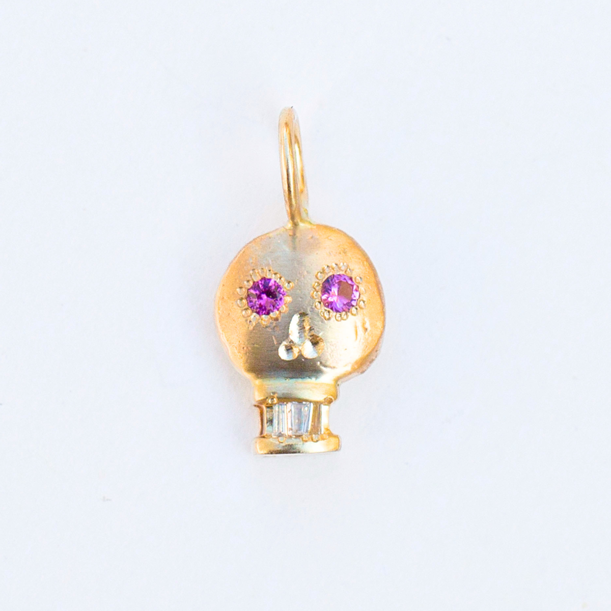 Skull 1, Pink Tourmaline