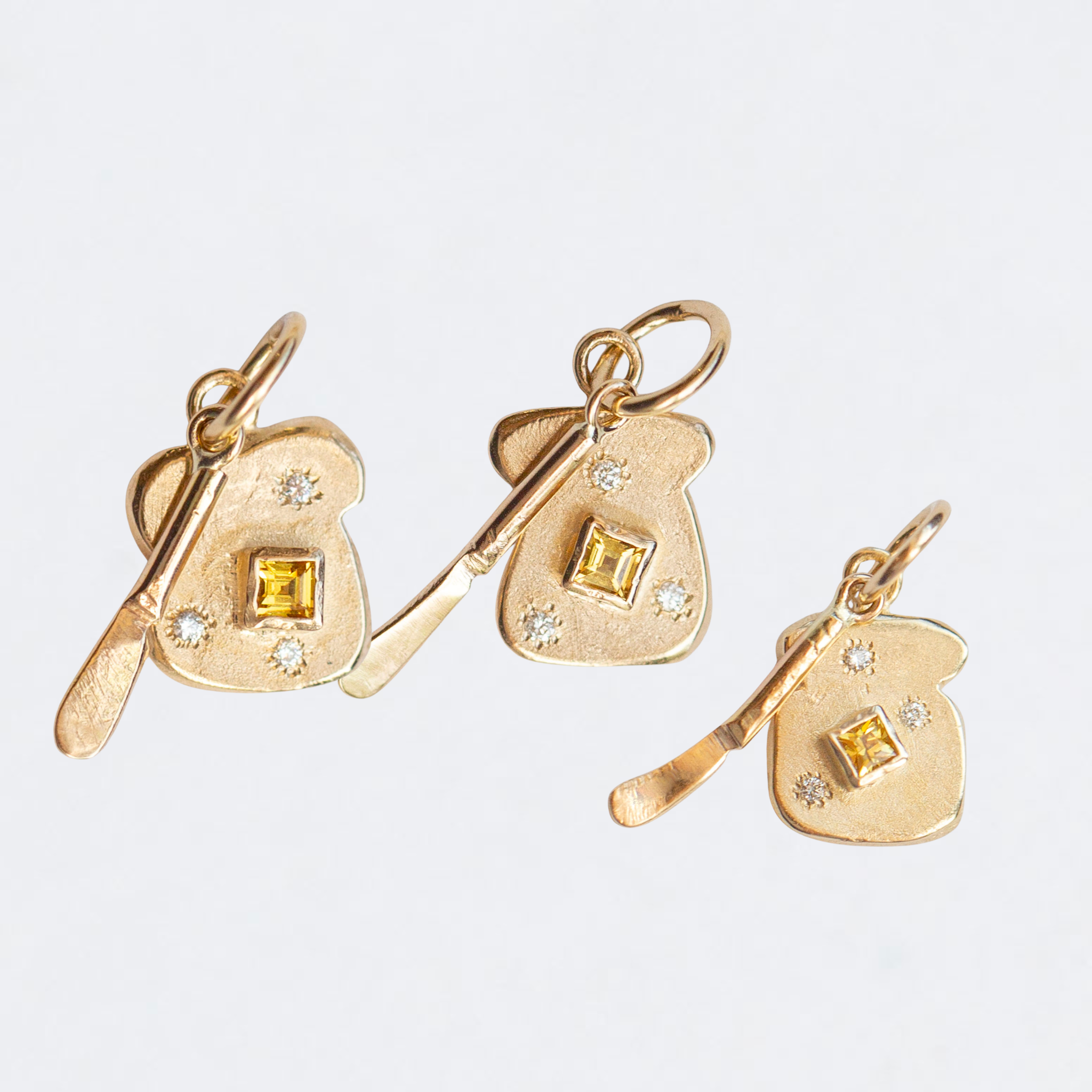 Salted Toast & Knife Charms