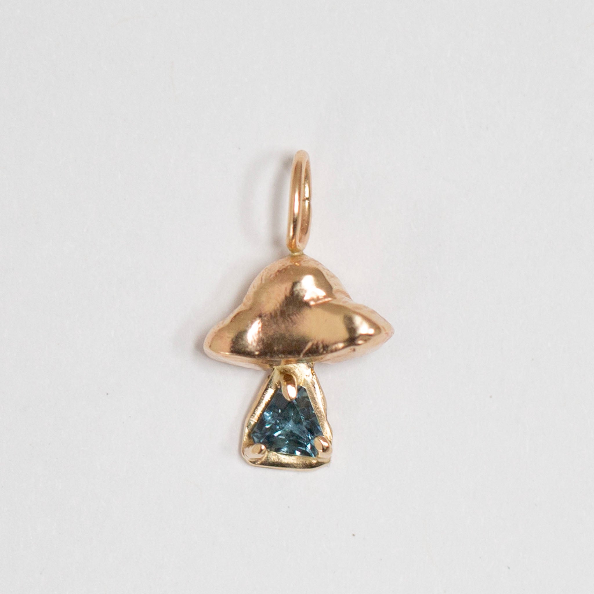 UFO Charm, Blue Sapphire