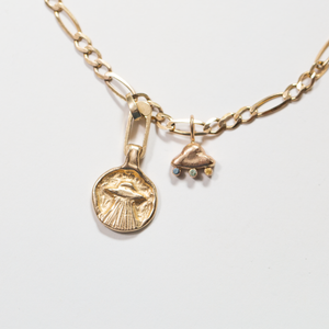 Goin' Home, 14K UFO pendant