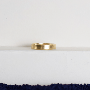 4mm 14K gold bands