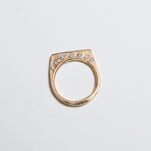 Twilight Slice Ring, 14K