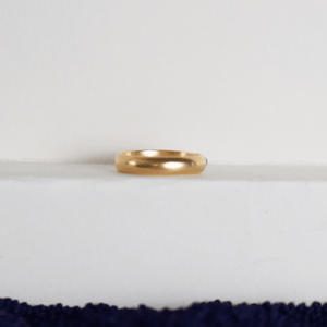 4mm 14K gold bands