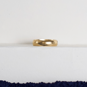 4mm 14K gold bands